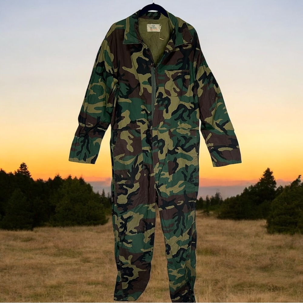 Vintage Redhead Camo Jumpsuit Coveralls Mens Size XL